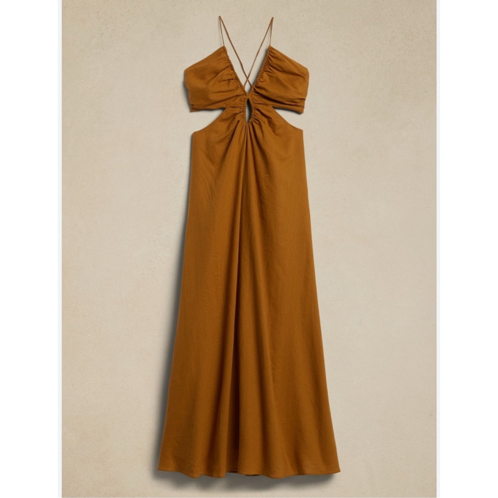 Banana Republic 100% linen Dress size 10P